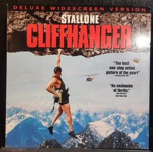 CLIFFHANGER LASERDISC DELUXE WIDESREEN VERSION SYLVESTER STALLONE 1993 EX VG+ - Picture 1 of 3