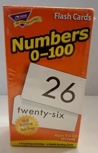 Learning Numbers is Easy With Trend Flash Cards Numbers 0-100 - Picture 1 of 4