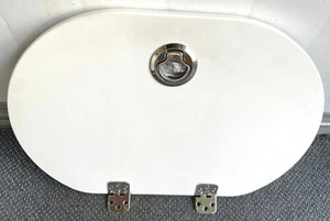 2018 Four Winns Boat Baitwell Lid Hatch Door 032-3086Hinges & Latch NIB - Picture 1 of 4