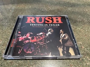 Rush: Testing In Texas - The 1996 Houston Broadcast 2 CD Set 2023 Gossip UK - Picture 1 of 4