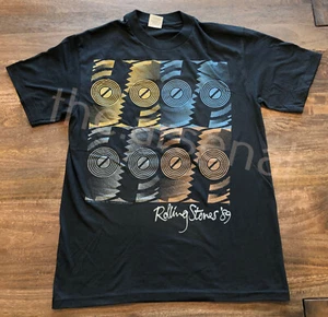 VINTAGE Rolling Stones, Steel Wheels 1989 North American Concert Tour T-Shirt, L - Picture 1 of 9