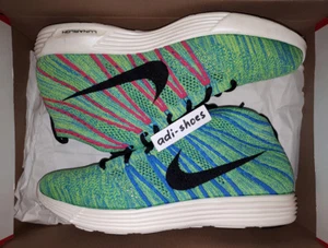 2013 NIKE LUNAR FLYKNIT CHUKKA VOLT Gr.48,5 US 14 woven 554969-407 trainer fsb - Bild 1 von 3