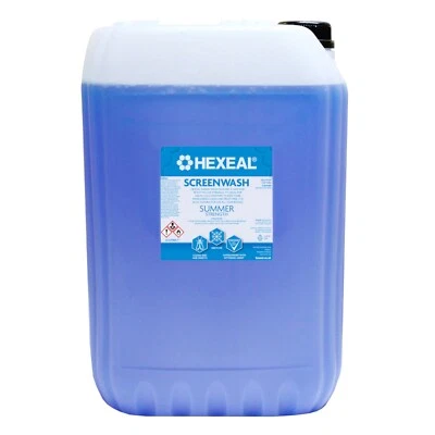 Hexeal Screenwash 25L Summer Strength, Ready to Use, Remove Dirt, Improve Vision - Image 1 of 4