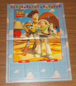 Seltenes Poster TOY STORY Kalender Mai Juni 1996 - Bild 1 von 1