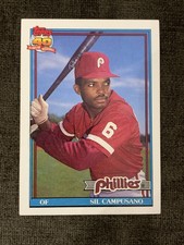 1991 Topps Philadelphia Phillies Sil Campusano #618