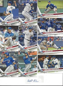 2017 Topps 1 & 2 Toronto Blue Jays Team Set Donaldson Tulowitzki Bautista 24 - Bild 1 von 2