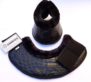 Stivali AMIDALE Bell design coccodrillo pelle sintetica nuovi con etichette - Foto 1 di 4