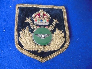Original 1960's Bentley Hand Embroidered Patch with Cloisonne Bentley Logo - Picture 1 of 3