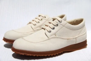 Hogan by TOD'S Pellame Khaki Canvas Sneakers Shoes US 5.5 / 36 NEW - Picture 1 of 6