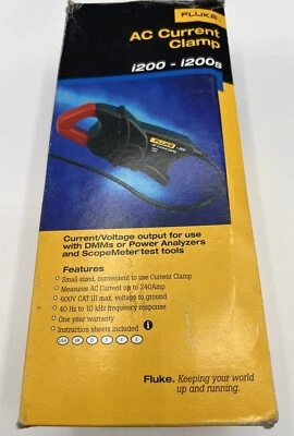 FLUKE i200s AC Stromzange Zangenmessgerät 664760 Wechselstrommessung Messgerät - Bild 1 von 4