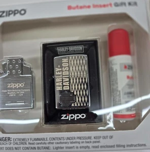 Rare Harley Davidson Zippo Lighter Gift Kit - Picture 1 of 1