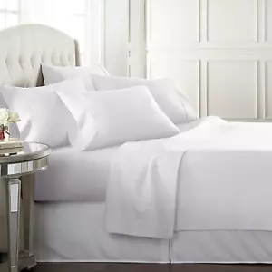 Queen 6 Piece Sheet Set - Hotel Quality, Breathable, & Cooling Sheet Set with De - Picture 1 of 6