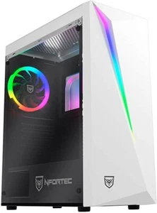 Nfortec Lynx Tempered glass USB3.0 RGB White, New and Minimalist . - Bild 1 von 12