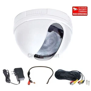 Sicherheitskuppel Kamera Farbe CCD Weitwinkel Objektiv & Audio Mikrofon Kabel Kit ae8 - Bild 1 von 7