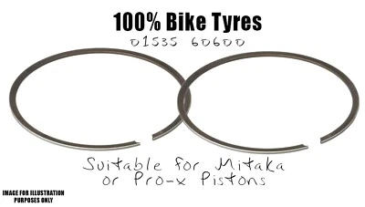 KTM 250SX 250EXC 250 SX 250 EXC 2006 - 2013 66.40mm RIK Piston Ring (2) - Изображение 1 из 2