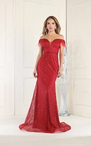 Womens Dresses For Prom Red Carpet Long Sweetheart Sleeveless Mermaid Plus Size - Picture 1 of 12