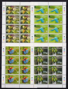 8 x Penrhyn 2019 Mi. 900-03 Kleinbogen ** MNH Vögel Papageien Parrots 760,-- € - Bild 1 von 1