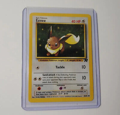 Pokemon Card Eevee 55/82 Team Rocket Near Mint