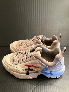 Fila Disruptor ii Script Distressed Size 8.5 Women - Picture 1 of 6