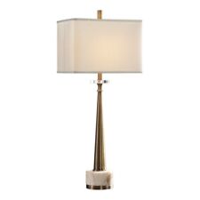 Uttermost Verner David Frisch Steel And Marble Table Lamp 29616-1