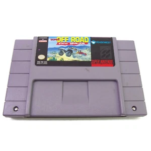 SNES Super Off Road: The Baja AUTHENTIC Nintendo Game Cartridge Clean Contacts - Picture 1 of 4