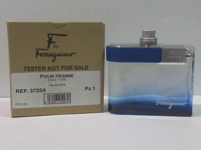 F by Ferragamo Free Time Salvatore Ferragamo Hombres 3.4 OZ Eau de Toilette Spray  Foto 1 de 2
