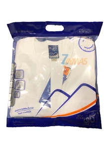 IKAF Omani Thobe weiß für Herren arabische Jubbah Qualität Kleidung SCHNELL Polyester - Bild 1 von 3