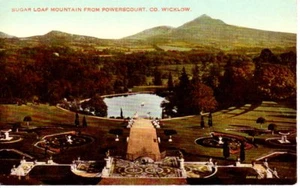 Postal Vintage Colorado Pan de Azúcar Montaña Powerscourt co Wicklow Bonita Vista - Imagen 1 de 2