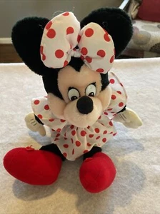 Vintage Applause Disney Minnie Mouse Plush Doll Toy Stuffed Animal F12 - Picture 1 of 12
