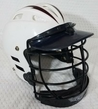 cascade white lacrosse helment size small.