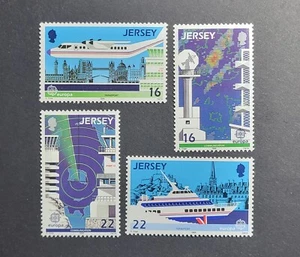 Jersey - 1988 Europa Communication & Transport - Set of 4 Stamps - MNH - Picture 1 of 10