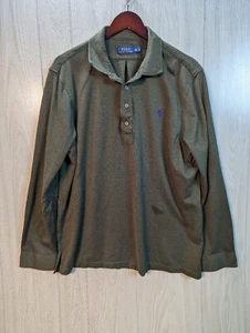 Polo Ralph Lauren Green/Brown Pony Distressed Shirt XXL 2XL - Picture 1 of 7