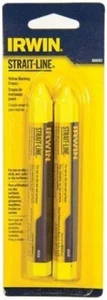 10 PACK Irwin Strait-Line Markering Crayons (666062) - Yellow 5 Packs of 2 - Picture 1 of 2