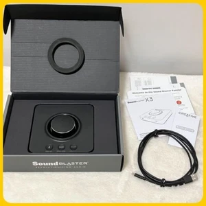Creative Sound Blaster X3 Soundkarte Gaming mit USB Kabel Anleitung Box - Bild 1 von 8