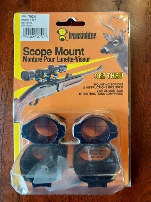 Browning A-bolt see thru scope rings 1" high - Image 1 of 2