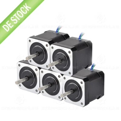 Motor paso a paso STEPPERONLINE 1~5PCS Nema 17 0.59Nm 2A 48mm 4 cables 17HS19-2004S1