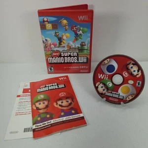 New Super Mario Bros. - Nintendo Wii Complete With The Manual Tested - Picture 1 of 11