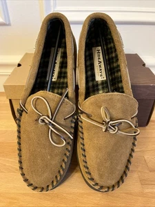 HideAways by LB Evans Marion Hashbrown 1736 Moccasin Mens Casual Slippers 11M - Picture 1 of 8
