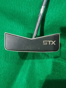 RARE STX BOWTIE BELLY PUTTER 42 INCH EXCELLENT CONDITION WITH BRAND NEW JUMBOMAX - Picture 1 of 5