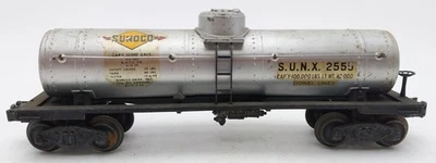 Lionel 2555 Vintage O Sunoco Single Dome Tank Car - Image 1 of 4
