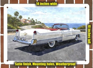 Metal Sign - 1954 Cadillac Eldorado AI Watercolor - 10x14 - Picture 1 of 1