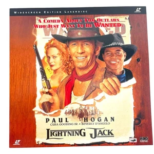 Home Video Laserdisc LD Lightning Jack Rare Collectible Western Comedy - Picture 1 of 9