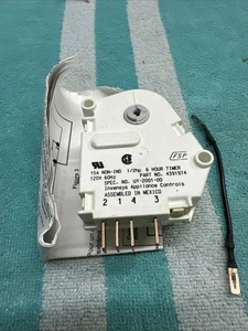 WP4391974, Whirlpool Defrost Timer OEM - Picture 1 of 3
