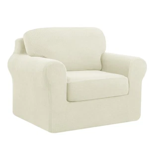 3 Pieces Stretch Sofa Slipcover Sets Couch Cover Sets Backrest Cushion Covers... - Picture 1 of 9