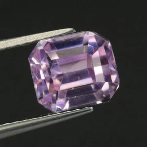 2.44Ct Marvelous Perfect Octagan 7.2 x 6.3 MM 100% Natural Pink Pakistan Kunzite - Picture 1 of 5