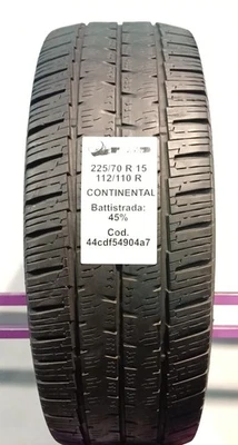 NEUMÁTICO USADO CONTINENTAL VAN CONTACT 4 SEASON 225/70 R15 112/110R 4 STAGIONI - Imagen 1 de 2