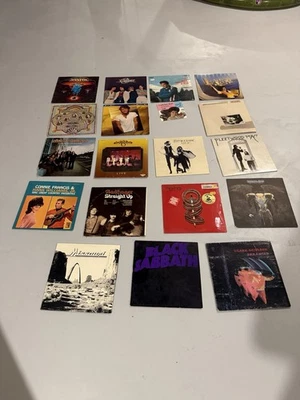 Lot Of 19 Rock Vintage Vinyl Records Black Sabbath Toto Boston Eagles Elvis Mac Foto 1 de 4