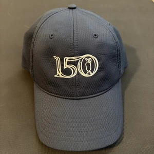 150th British Open Championship St Andrews Strapback Hat Blue-Mid Fit Excellent - Picture 1 of 6