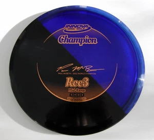 Innova Champion Roc 3 2012 1X Paul McBeth - BBD Blueberry & Jet Black 50/50 Dye - Picture 1 of 4