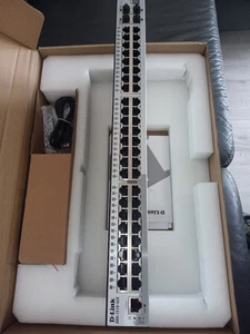 D-LINK DGS-1510-52X, 19" Gigabit Netzwerkswitch in OVP inkl. Zubehör, 10G SFP+ - Bild 1 von 2